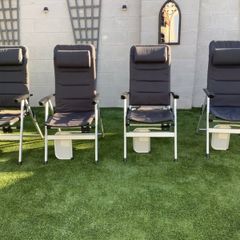 4 garden chairs