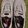 Nike Air Max 97 OG Silver Bullet (2022) Size UK-4.5/EUR-37.5 Model: 918890-001 Metallic Silver/Varsity Red-White-Black-2022 Image 9