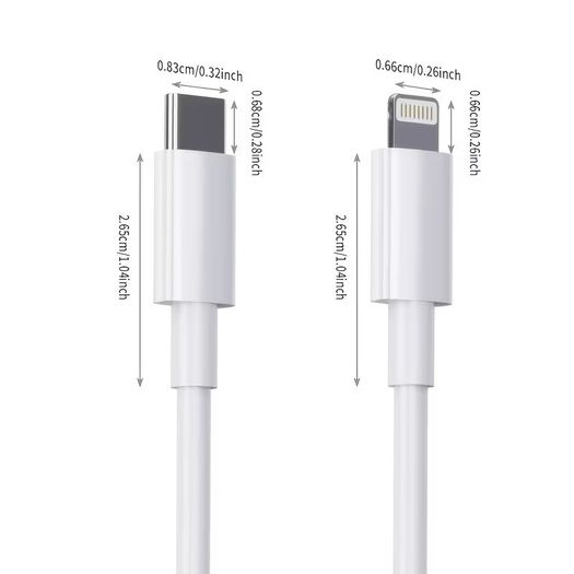 USB C to Lightning connector Charging Cable