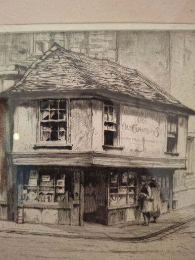 Art - Vintage Black and White Etching  ( Dorothy Woolard )