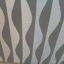 Recovered and re foamed  Grey Wave Single Headboard Image 2