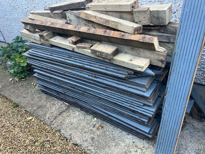 Free Old Decking for fire wood