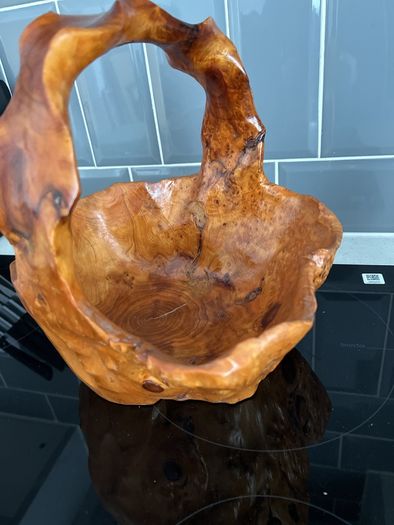 wooden item hand carved
