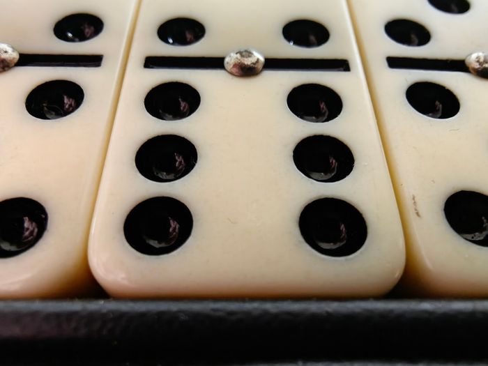 Vintage Dominoes Set