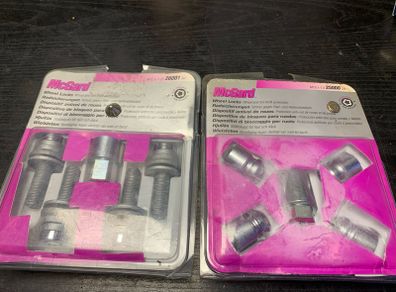 Locking wheel bolts