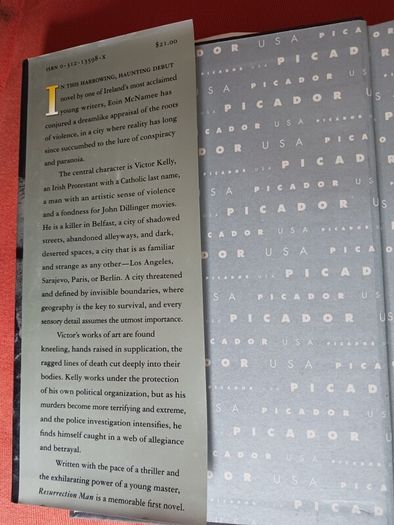 Eoin McNamee/ Resurrection Man/ 1995/ 1st American edition