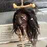 Shrunken Head Tribal Art Hanging Image 3