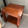 solid walnut side table Image 2