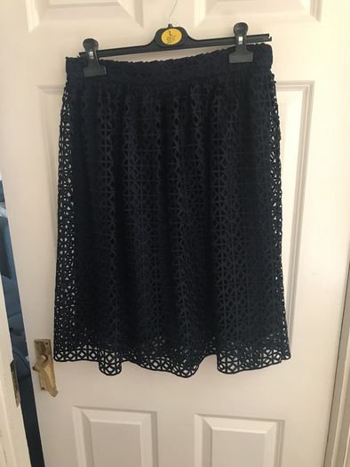 navy skirt