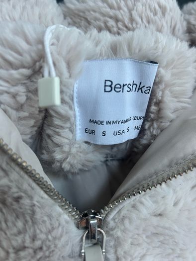 faux fur jacket from Bershka