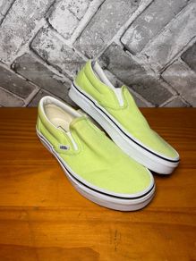 Vans Off The Wall Ladies Like Green Slip-on UK4 EUR36.5
