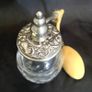 Vintage Art Nouveau Style Silver Topped Crystal Perfume Atomiser Image 3