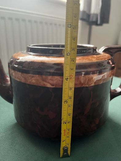 Large vintage retro teapot