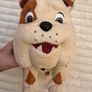 Posh Paws Cheery Smiling British Bulldog plush approx. 27 cm. Used Damaged Please see photos Image 5