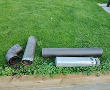 Twin wall gas flue parts Gazco