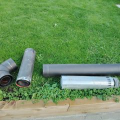 Twin wall gas flue parts Gazco