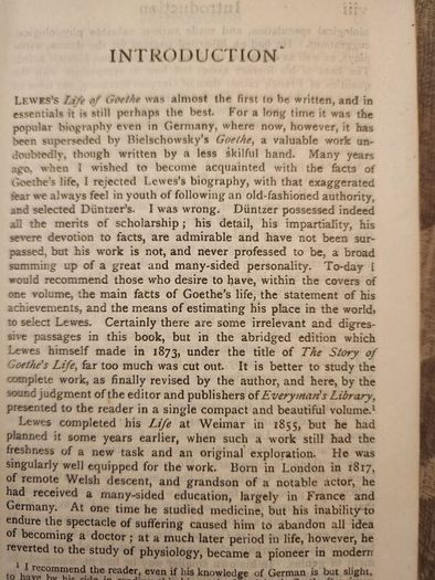 The Life And Works Of Gothe. With Sketches Of His Age And Contemparies By G.h.lewes. 1916 Hardback In Fair Condition. See Photos For Same.