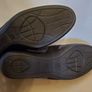 Ladies real leather flat shoes Soffice Sogno black size 7 UK SALE Image 4