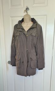 Khaki Coloured Anorak from Oasis size Medium (12-14)
