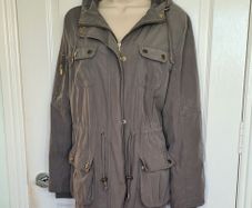 Khaki Coloured Anorak from Oasis size Medium (12-14)