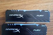 Kingston Hyper Fury Ddr4,  2 X 8Gb, 3733 Mhz, RGB lighting