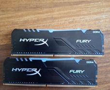 Kingston Hyper Fury Ddr4,  2 X 8Gb, 3733 Mhz, RGB lighting