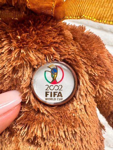TY Beanie Buddies Champion FIFA World Cup 2002 Italy approx. 22 cm. Used Please see photos