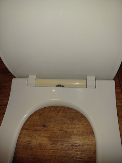 D-shaped toilet seat