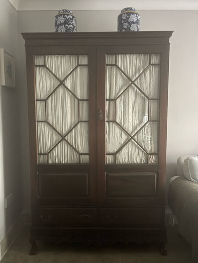Edwardian mahogany armoire