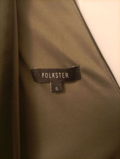 Folkster olive dress size S