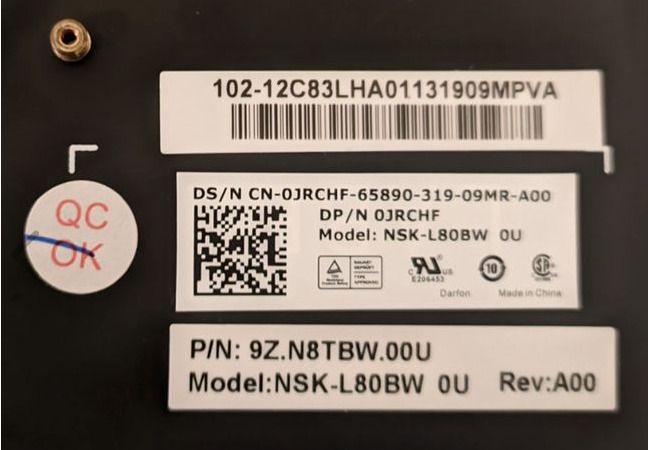 Dell Vostro Inspiron Laptop Keyboard - UK Backlit