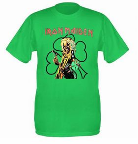 Iron Maiden Shirt Rare Vintage tshirt-1991 St Patricks Day Slaughter