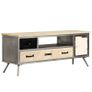 TV Cabinet Solid Mango Wood and Steel 120x30x45 cm Image 10