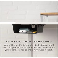 HumanCentric Under Desk Storage Shelf