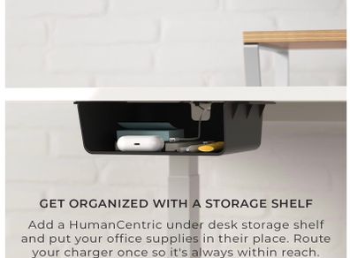 HumanCentric Under Desk Storage Shelf