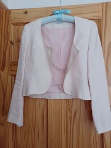 Dusky pink linen Jacket