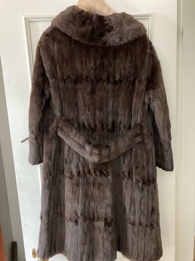 Real fur coat