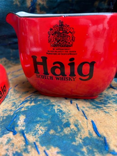 Vintage Haig Scotch Whisky jug and ashtray