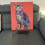 Diamond cat picture - on a canvas Image 7