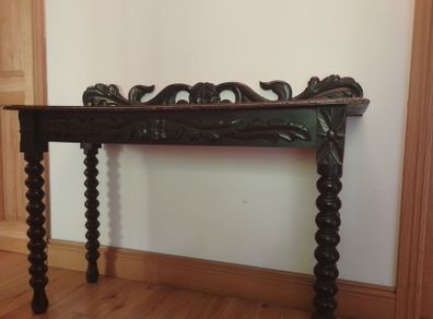 Early Victorian carved table