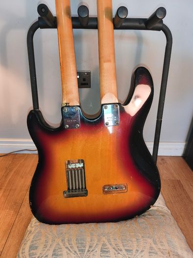 Double neck Antoria Electric Guitar