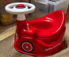 Toddler fire engine potty
