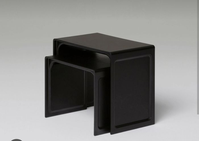 Vitsoe dieter rams nesting tables black