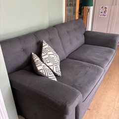 3 seater sofa and footstool