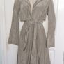 Metallic Grey/Goldish Coloured Trench Coat from Topshop size 8 Image 9