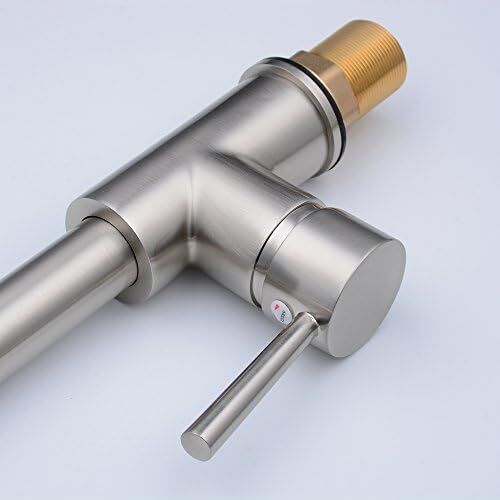 Professional Single Lever Chrome Spring Pre-Rinse Pull Out Sprayer Kitchen Taps, Commercial Deck Mounted Kitchen Pull Down Taps