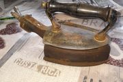 Beautiful Rare Antique Gas Clothes Iron, postage available on all my items or collection