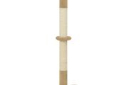 Cat Scratching Post Beige Sisal