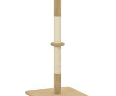 Cat Scratching Post Beige Sisal