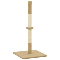 Cat Scratching Post Beige Sisal